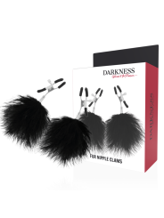 Darkness - Pinzas para Pezones con Pompones 2