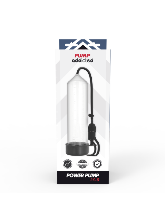 Pump Addicted - Bomba Erección Rx5 Transparente