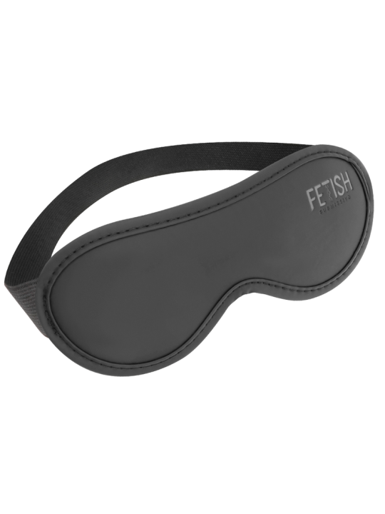Fetish Submissive - Antifaz Cuero Vegano II con Forro de Neopreno