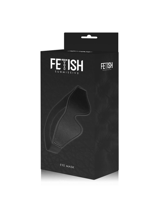 Fetish Submissive - Antifaz Cuero Vegano con Forro de Neopreno