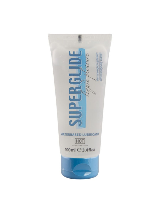 HOT - Superglide Liquid Pleasure Lubricante Base Agua 100 ml