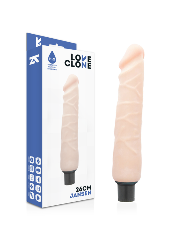 Loveclone - Jansen Vibrador Realístico Self Lubrication 26 cm Ø 4.2 cm