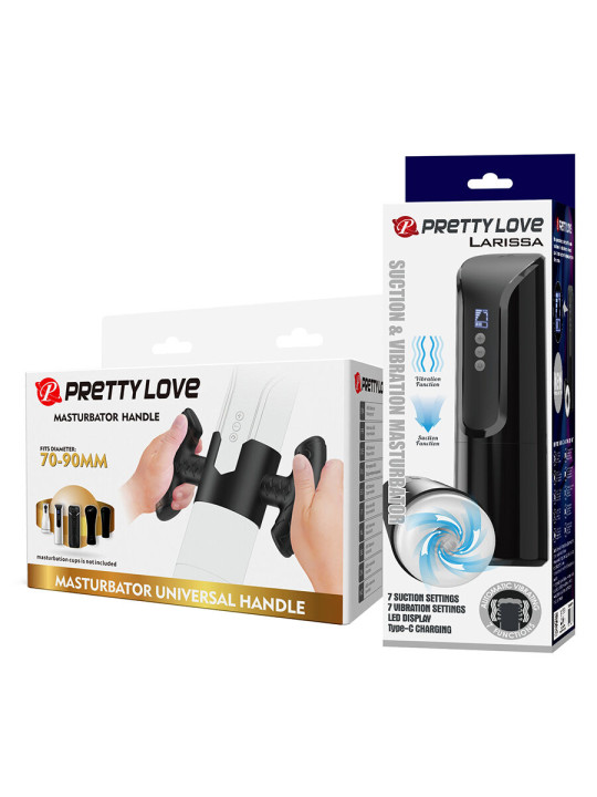 Pretty Love - Larissa Masturbador Succionador con Vibración + Sujeción
