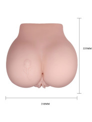 Crazy Bull - Vagina y Ano con Tatuaje Realísticos con Vibración