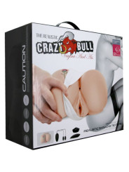 Crazy Bull - Vagina y Ano con Tatuaje Realísticos con Vibración