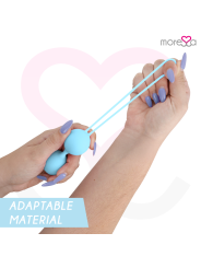 Moressa - Osian Three Entrenamiento Suelo Pelvico 85 gr Premium Silicona Turquesa