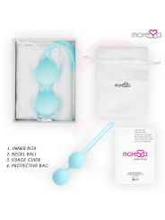 Moressa - Osian Three Entrenamiento Suelo Pelvico 85 gr Premium Silicona Turquesa
