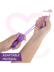 Moressa - Osian Three Entrenamiento Suelo Pelvico 85 gr Premium Silicona Lila