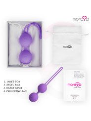 Moressa - Osian Three Entrenamiento Suelo Pelvico 85 gr Premium Silicona Lila