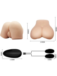 Crazy Bull - Vagina y Ano Realísticos con Vibración Posición 4