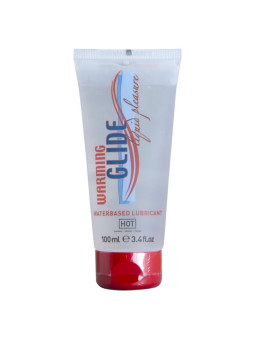 HOT - Warming Glide Liquid Pleasure Lubricante Base Agua Efecto Calor 100 ml