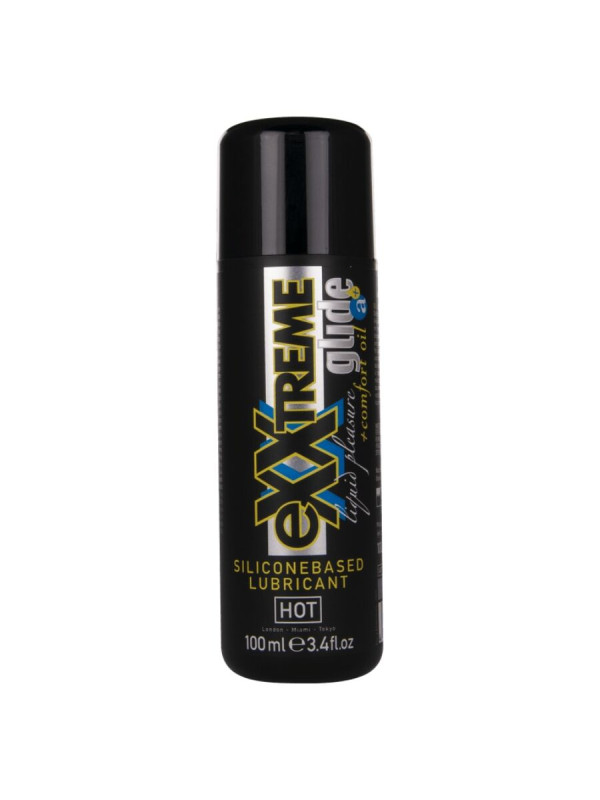 HOT - Exxtreme Glide Lubricante Base Silicona + Aceite Confort A+ 100 ml