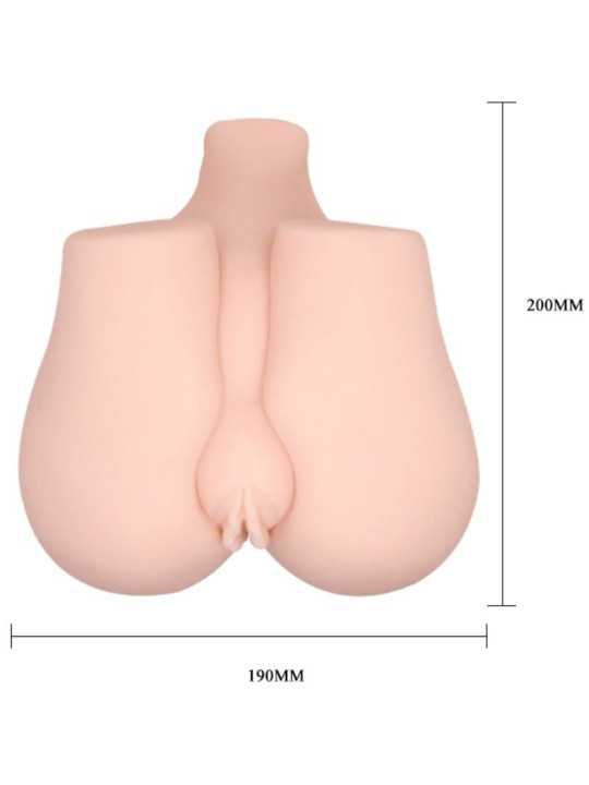 Crazy Bull - Vagina y Ano Realísticos con Vibración Posición 3
