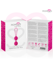 Moressa - Osian Three Entrenamiento Suelo Pelvico 85 gr Premium Silicona Rosa