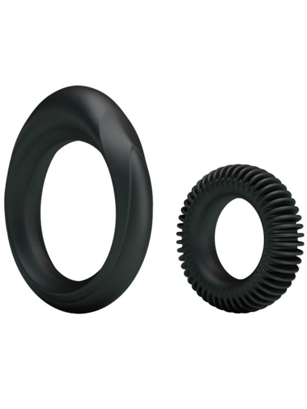 Baile - Kit 2 Anillos Silicona Ring Manhood