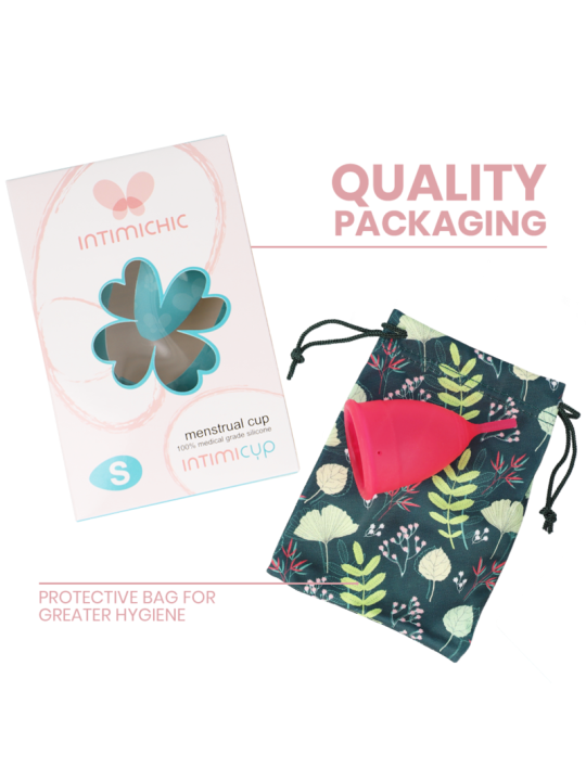 Intimichic - Copa Menstrual Silicona Medica - Talla S