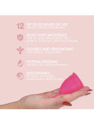 Intimichic - Copa Menstrual Silicona Medica - Talla S