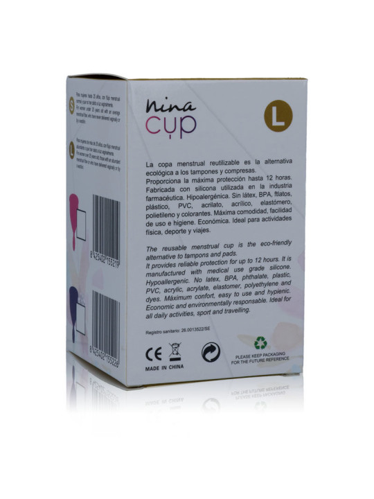 Nina Kikí - Copa Menstrual Rosa - Talla L