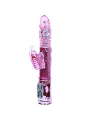 Baile - Vibrador Recargable con Rotacion y Estimulador Throbbing Butterf