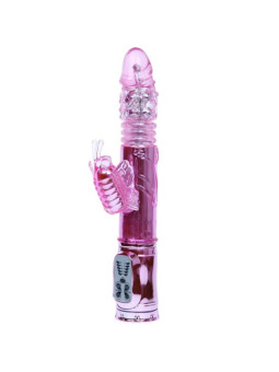 Baile - Vibrador Recargable con Rotacion y Estimulador Throbbing Butterf