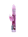 Baile - Vibrador Recargable con Rotacion y Estimulador Throbbing Butterf