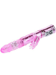 Baile - Vibrador Recargable con Rotacion y Estimulador Throbbing Butterf