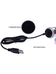 Baile - Vibrador Recargable con Rotacion y Estimulador Throbbing Butterf
