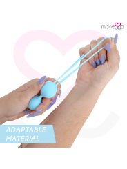Moressa - Osian Two Entrenamiento Suelo Pelvico 101 gr Premium Silicona Turquesa