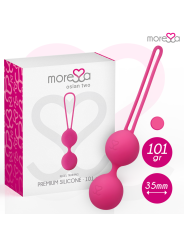 Moressa - Osian Two Entrenamiento Suelo Pelvico 101 gr Premium Silicona Rosa