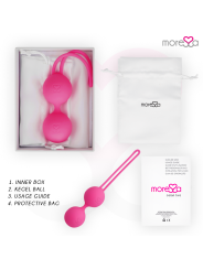 Moressa - Osian Two Entrenamiento Suelo Pelvico 101 gr Premium Silicona Rosa