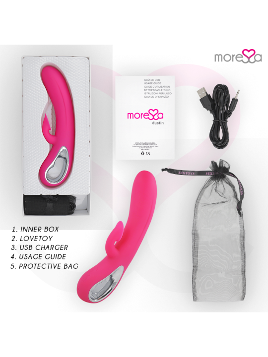 Moressa - Dustin Succionador Clitorial y Potente Vibración Premium Silicone Recargable
