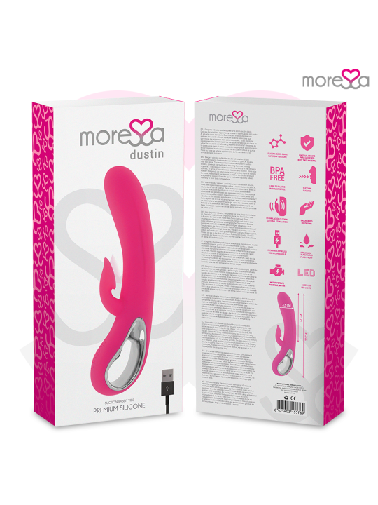 Moressa - Dustin Succionador Clitorial y Potente Vibración Premium Silicone Recargable