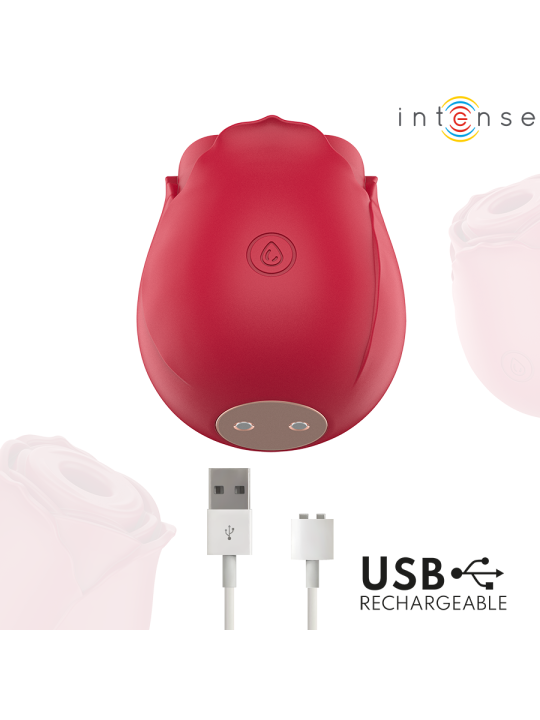 Intense - Camellia Rosa Succionador de Clítoris por Ondas Burdeos