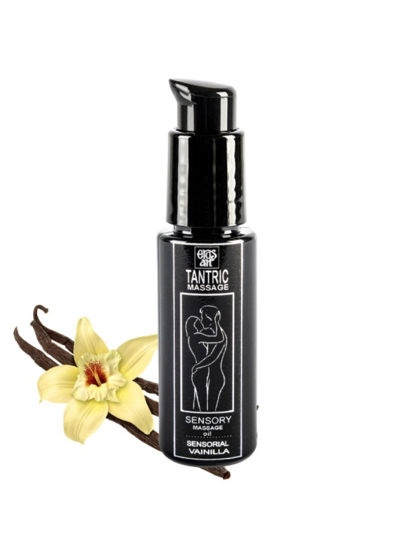Eros-Art - Aceite Masaje Tántrico Natural y Afrodisíaco Vainilla 30 ml