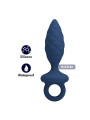 Mr Play - Plug Anal Texturizado con Anilla Azul M