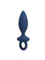Mr Play - Plug Anal Texturizado con Anilla Azul M