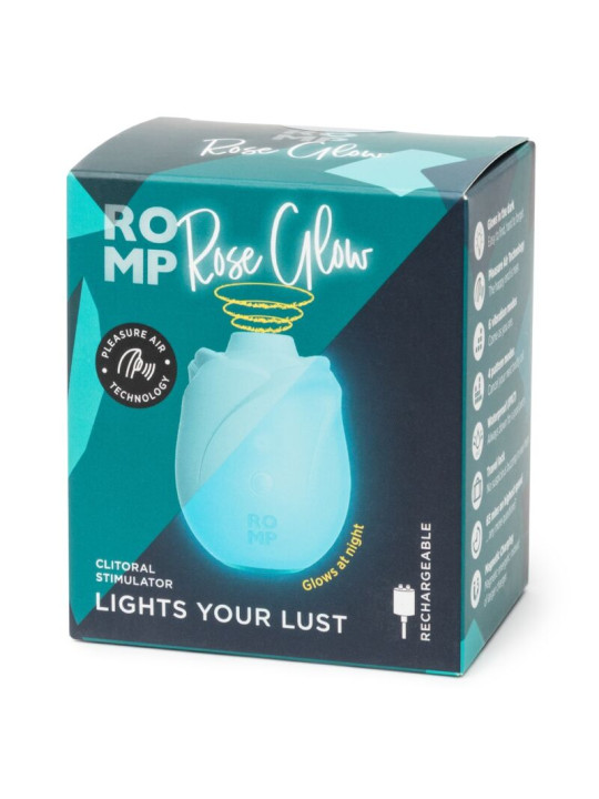 Romp - Rose Glow Succionador de Clítoris Brillante en la Oscuridad