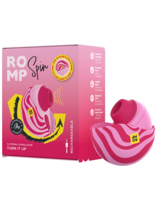 Romp - Spin Succionador de Clítoris Apertura y Cierre Giratorio