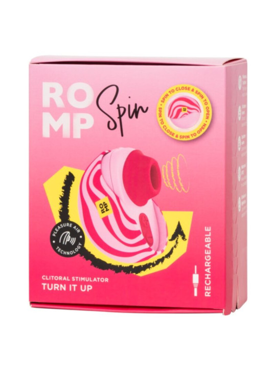 Romp - Spin Succionador de Clítoris Apertura y Cierre Giratorio