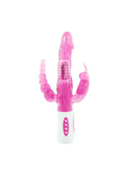 Baile - Pretty Bunny Triple Vibrador Rotador