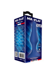 Mr Play - Plug Anal Slim Silicona Azul L