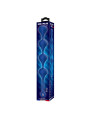 Caja de las bolas anales Mr Play XL de silicona azul, con los iconos de silicona e impermeable