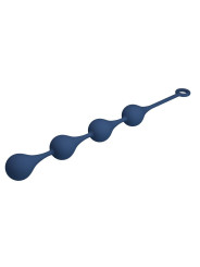 Mr Play XL: bolas anales de silicona azul de 52,5 cm