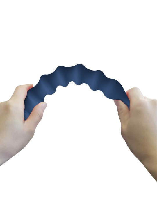 Mr Play - Bolas Anales y Plug Anal Silicona Azul Ø 3,4 cm - 28,5 cm