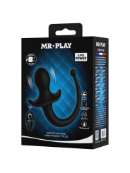 Mr Play - Vibrador Anal y Perineal con Control Remoto Inalámbrico Negro