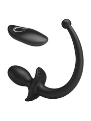 Mr Play - Vibrador Anal y Perineal con Control Remoto Inalámbrico Negro