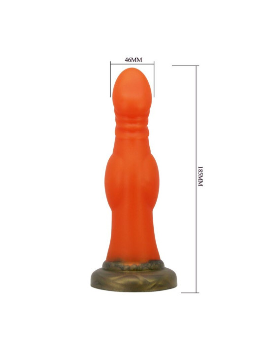 Power Monsters - Blazeheart Charger Dildo 18,5 cm Ø 4,5 cm