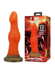 Power Monsters - Blazeheart Charger Dildo 18,5 cm Ø 4,5 cm