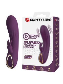 Pretty Love - Landyn Vibrador Rabbit Recargable 10 Funciones Morado