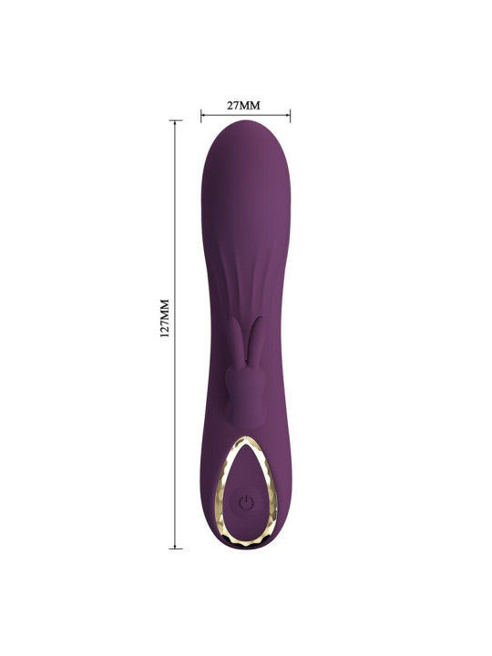 Pretty Love - Landyn Vibrador Rabbit Recargable 10 Funciones Morado